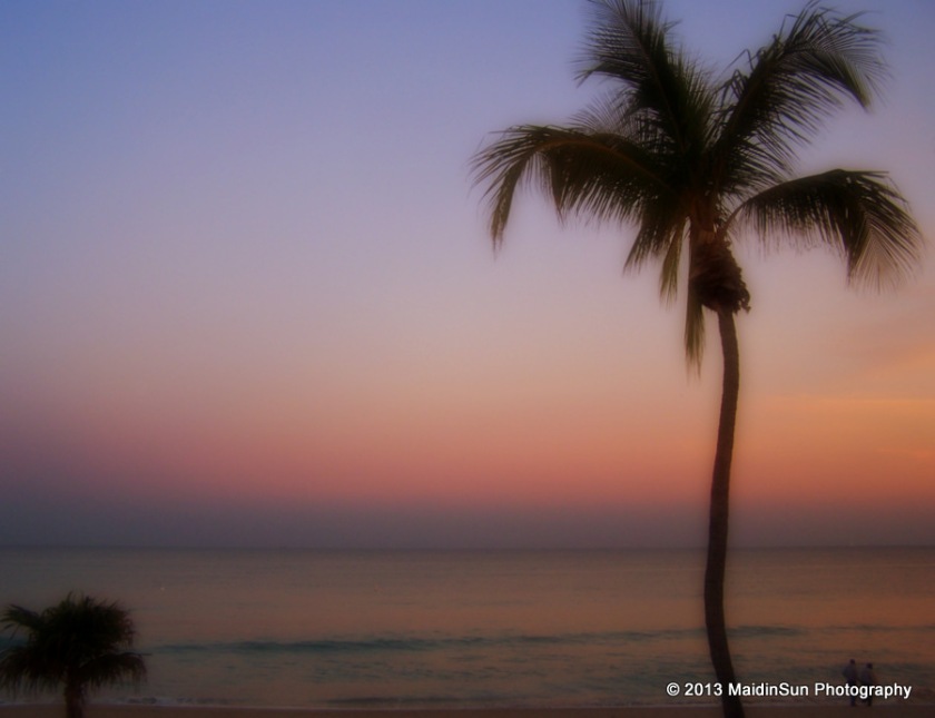 Sunset.  Lauderdale-by-the Sea.  (2010)