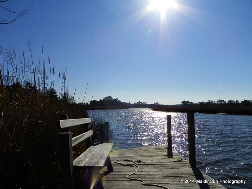 It's a good day to sit out on the dock and soak up the fresh air and sunshine.