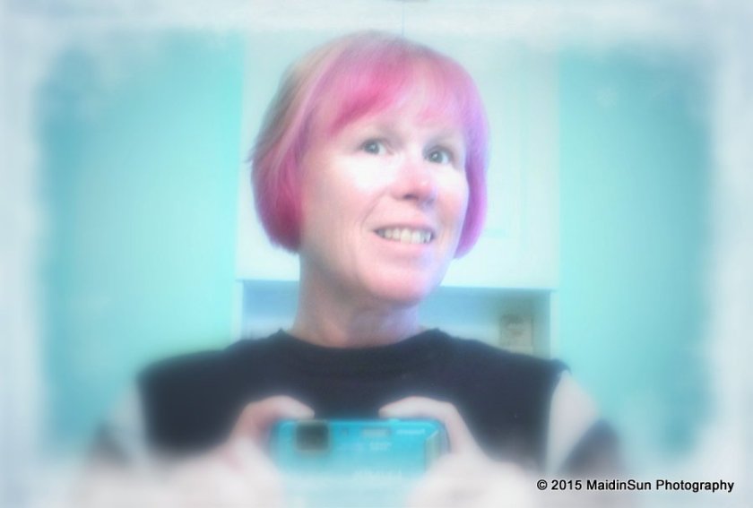 Pink hair!